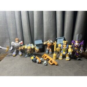 Little Tikes Kingdom Builders Sir Phillip Figure Crow Debar King Hex Toy Lot